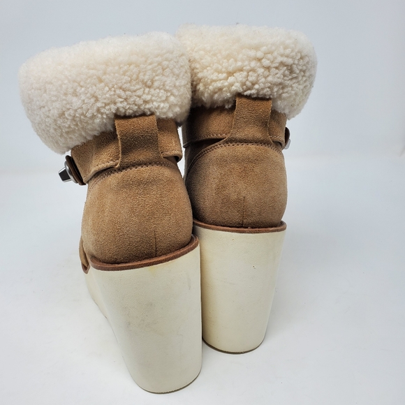 Coach kenna tan wedge booties - Picture 5 of 12